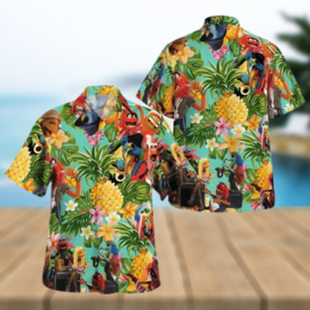 The Muppet Electric Mayhem Pineapple Tropical Summer Hawaiian Shirt - Limotees