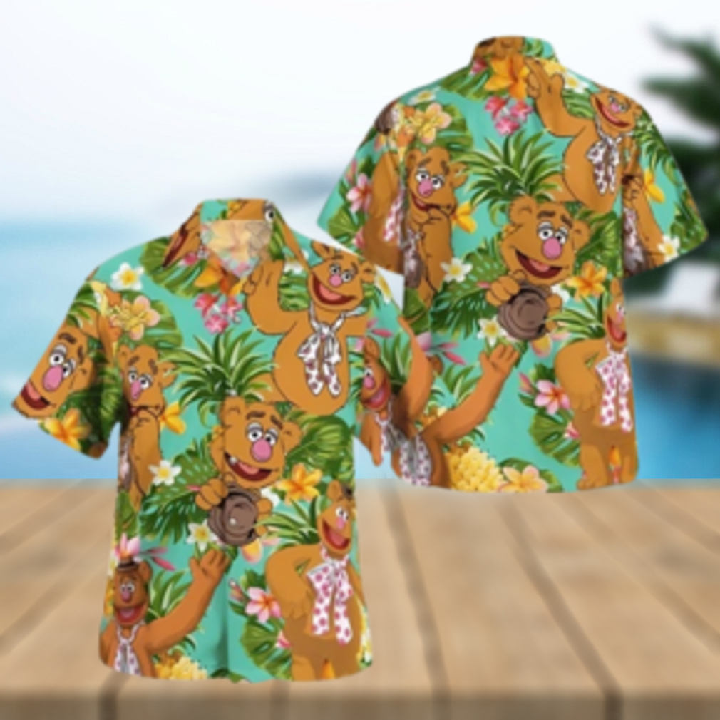 The Muppet Fozzie Bear Pineapple Tropical Summer Hawaiian Shirt - Limotees