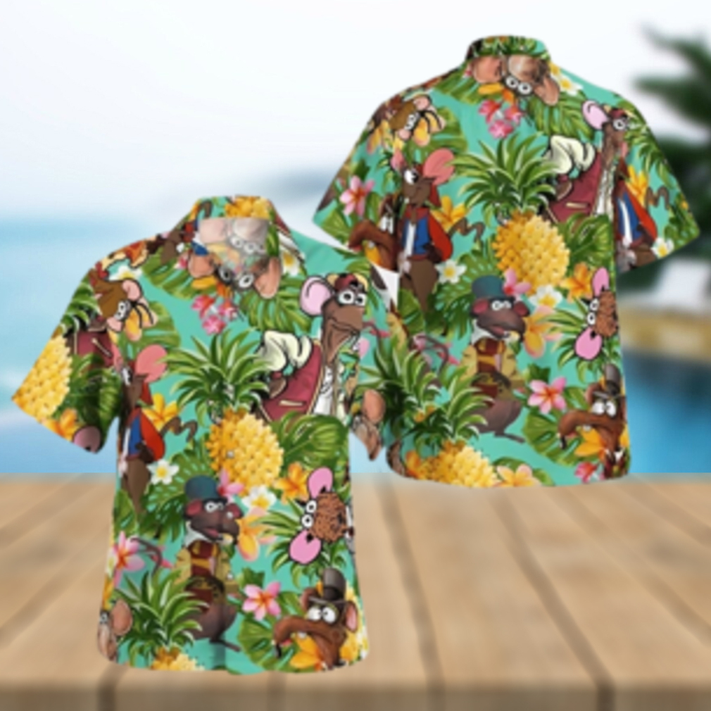 The Muppet Rizzo The Rat Pineapple Tropical Summer Hawaiian Shirt - Limotees