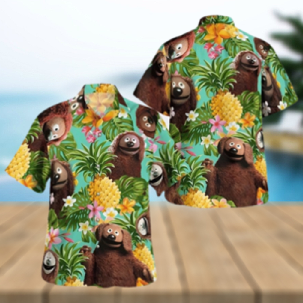 The Muppet Rowlf The Dog Pineapple Tropical Summer Hawaiian Shirt - Limotees