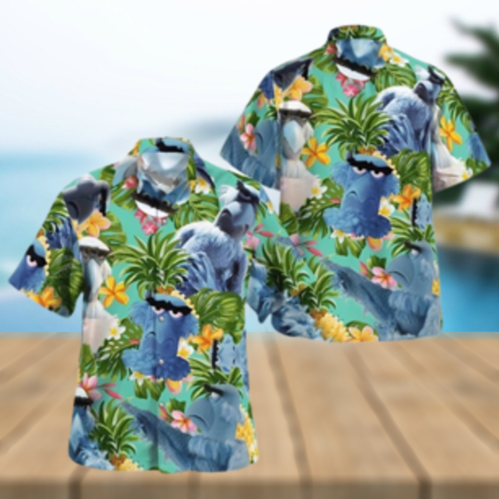 The Muppet Sam The Eagle Pineapple Tropical Summer Hawaiian Shirt - Limotees