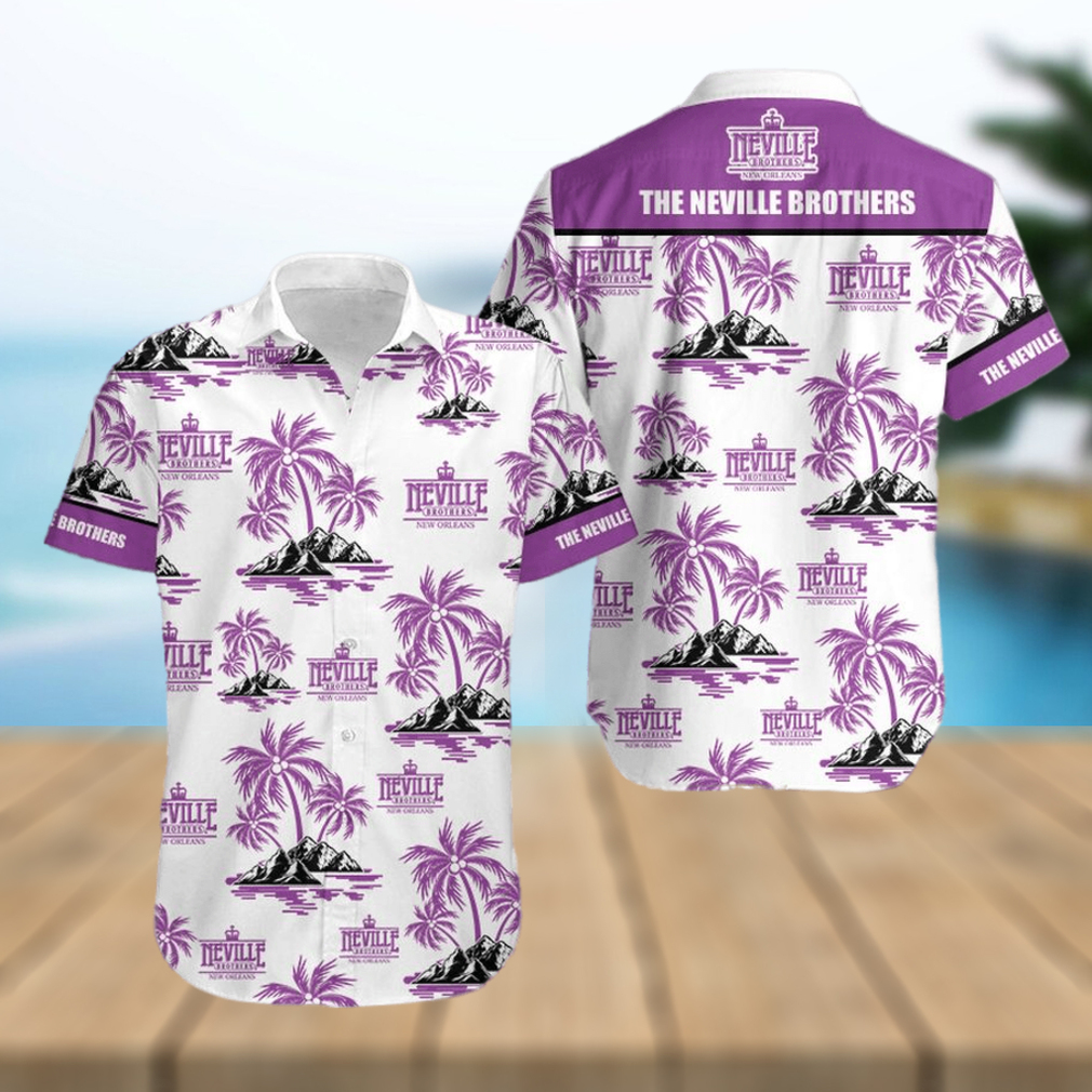 The Neville Brothers Palm Tree Hawaiian shirt - Limotees