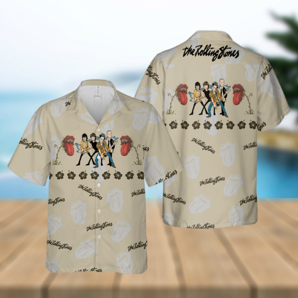 The Rolling Stones Rock n Roll Band Hawaiian Shirt - Limotees