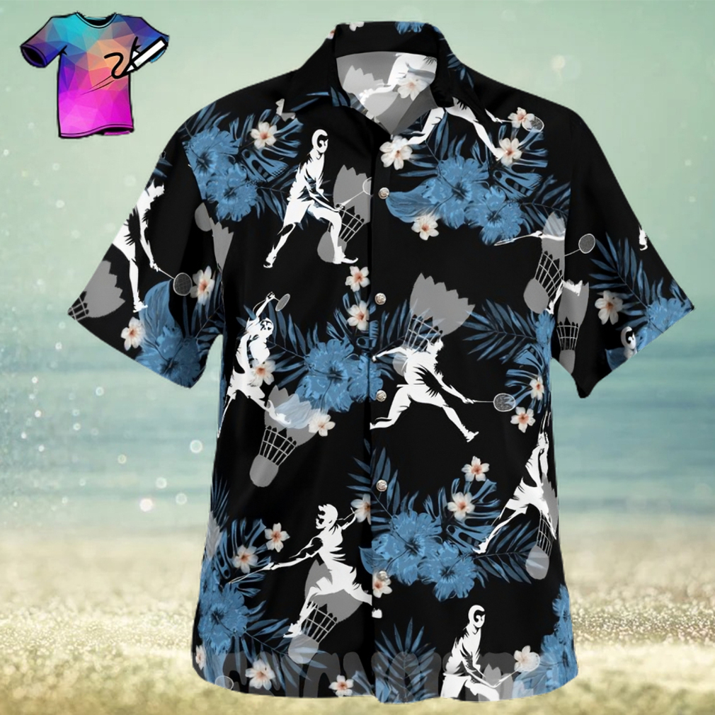 The best selling Badminton Players All Over Print Hawaiian Shirt - Limotees