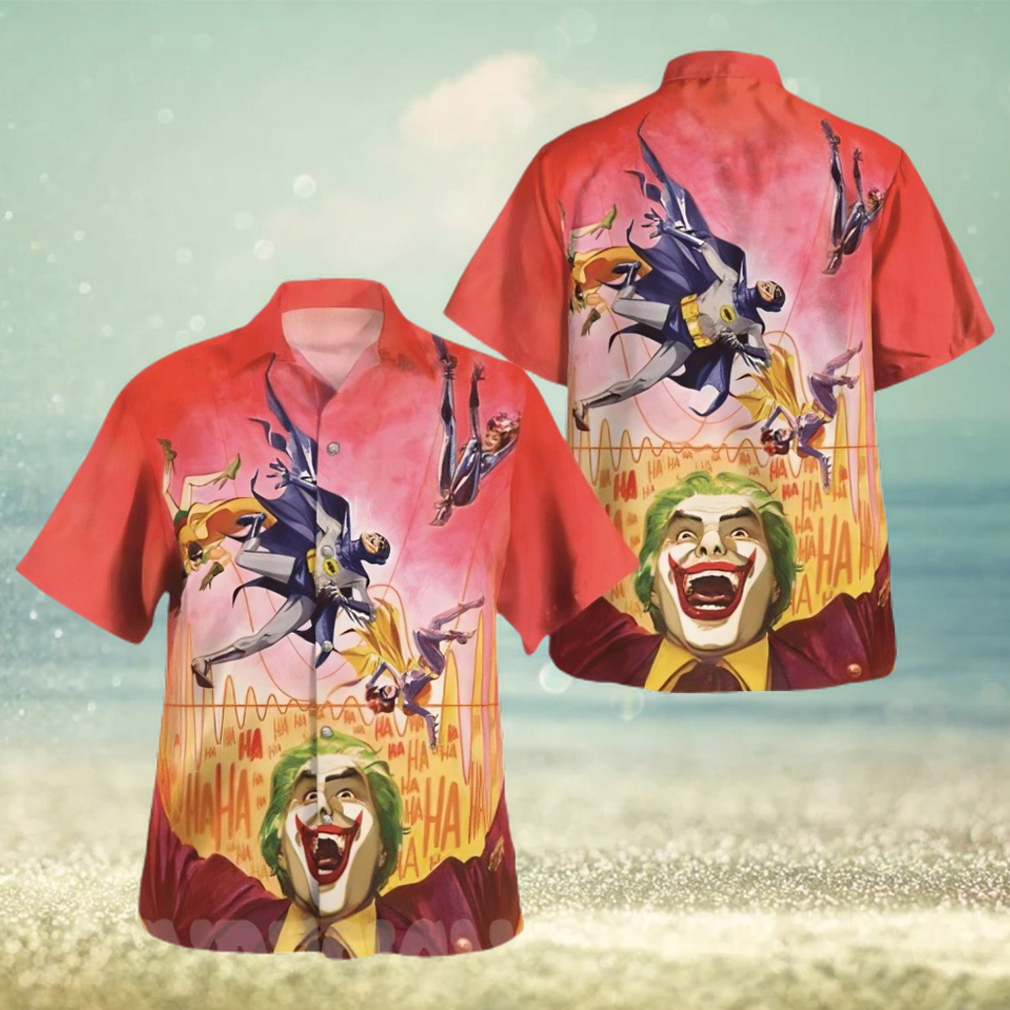 The best selling Batman 1966 The Joker All Over Print Hawaiian Shirt - Limotees