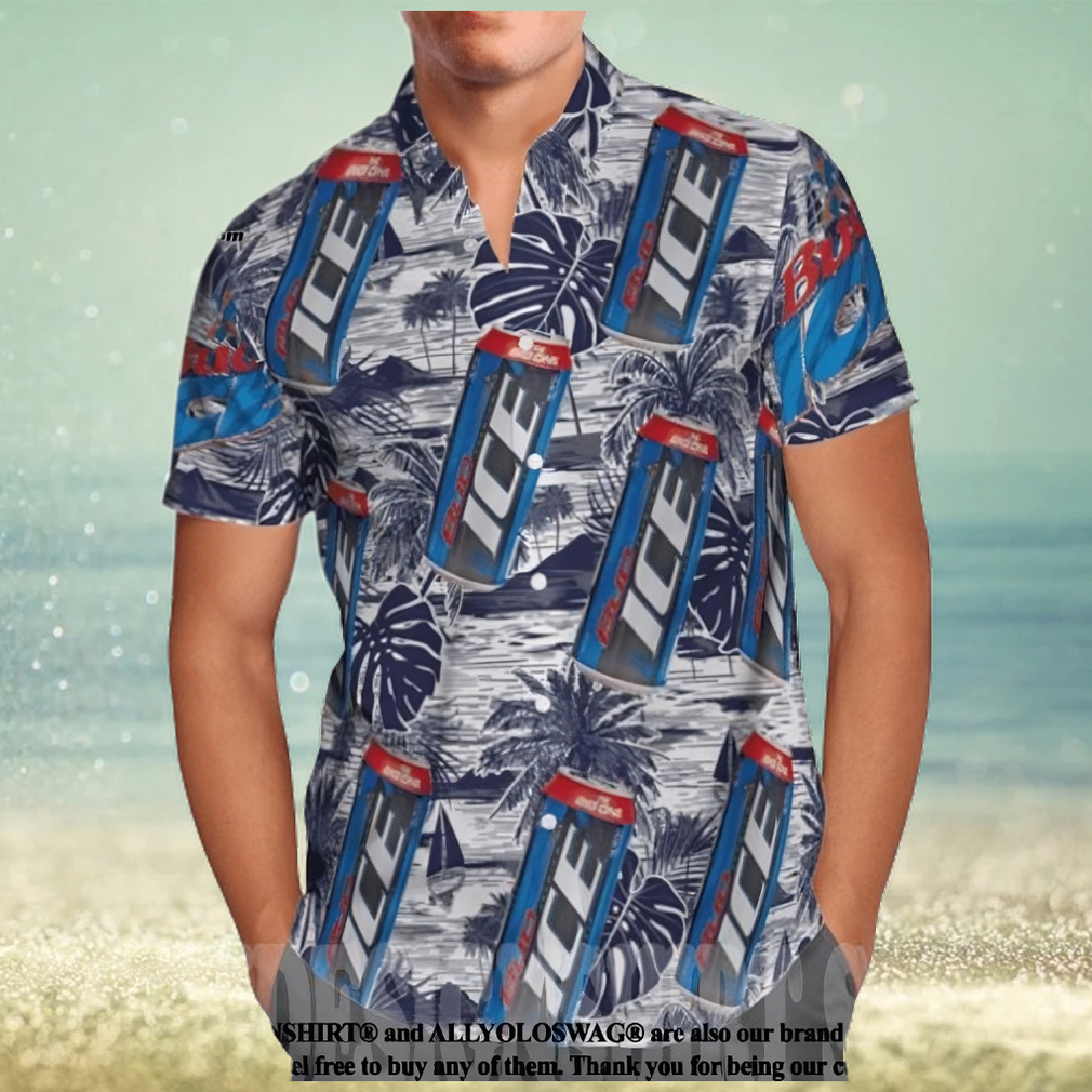 The best selling Bud Ice All Over Print Hawaiian Shirt - Limotees