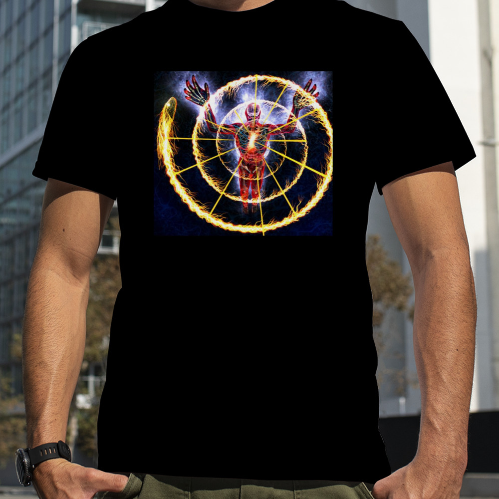 Alex Grey Cosmic Aura Circle 2020 Design Garpu shirt