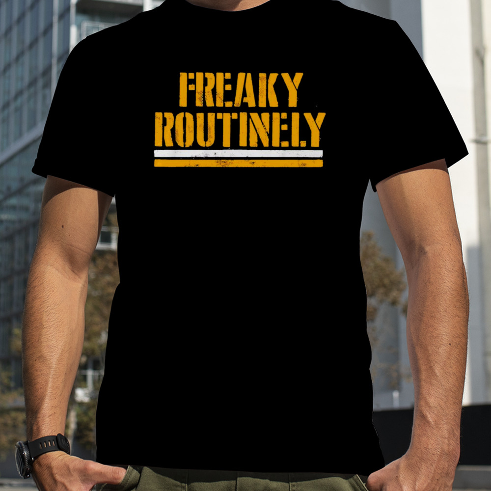 Freaky Routinely Pittsburgh Football Shirt