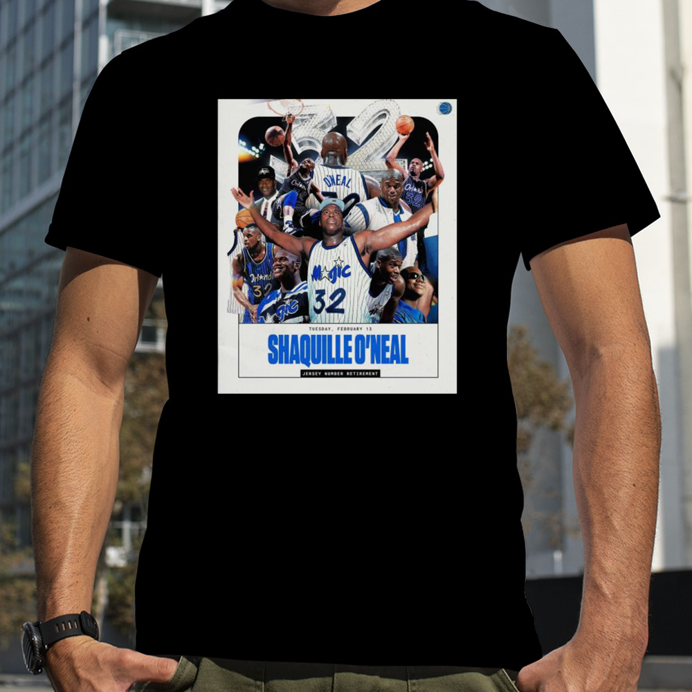 Shaquille O’neal 35th Anniversary This Season Jersey Number Retirement Shirt