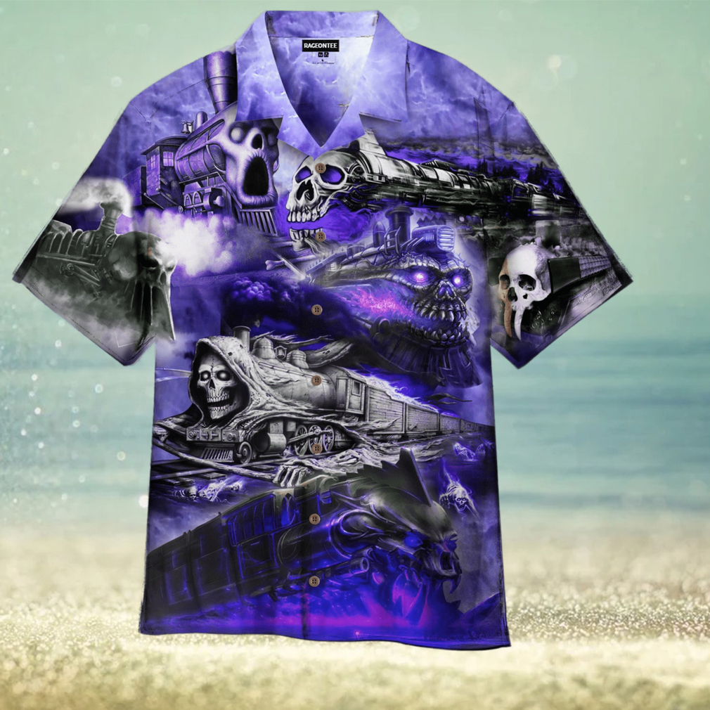 The Skull Storm Trains Hawaiian Shirt - Limotees