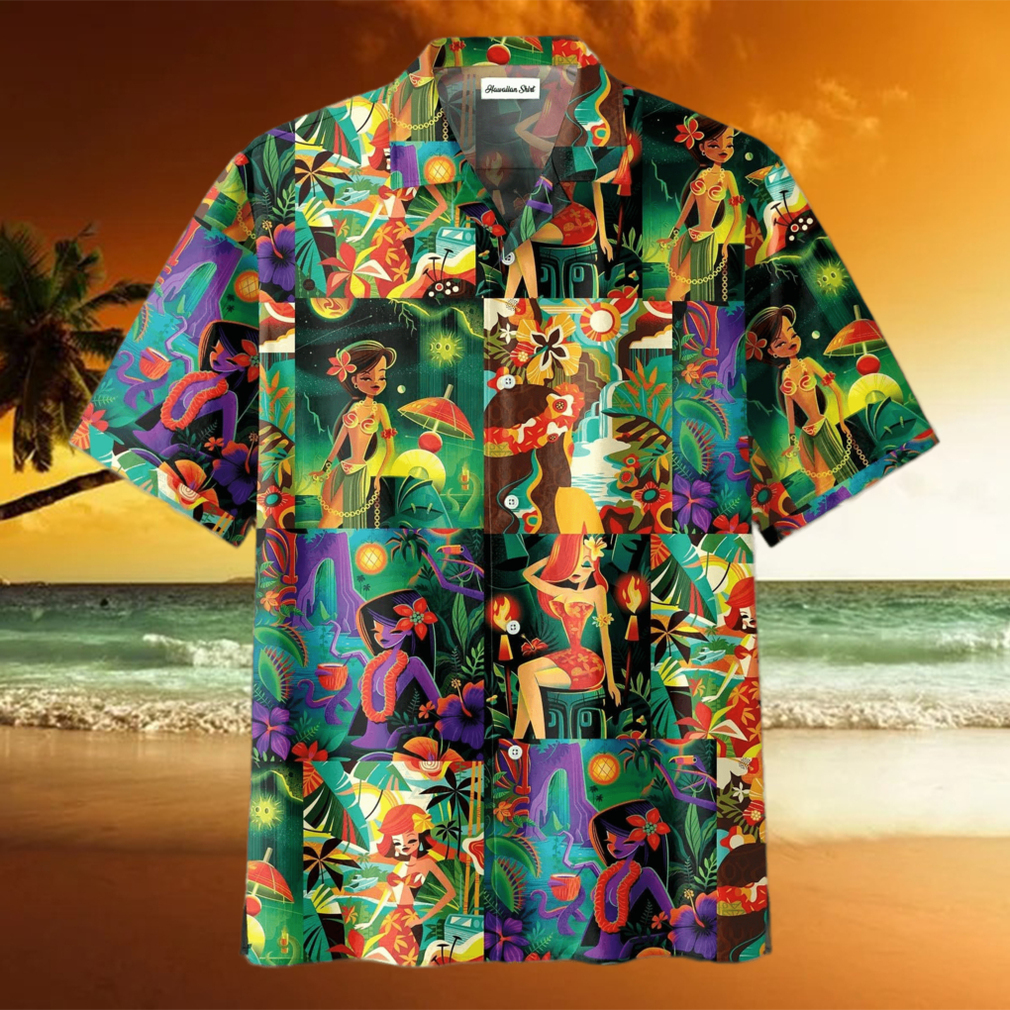 Tiki Tiki Lady Art Unisex Hawaiian Shirts - Limotees