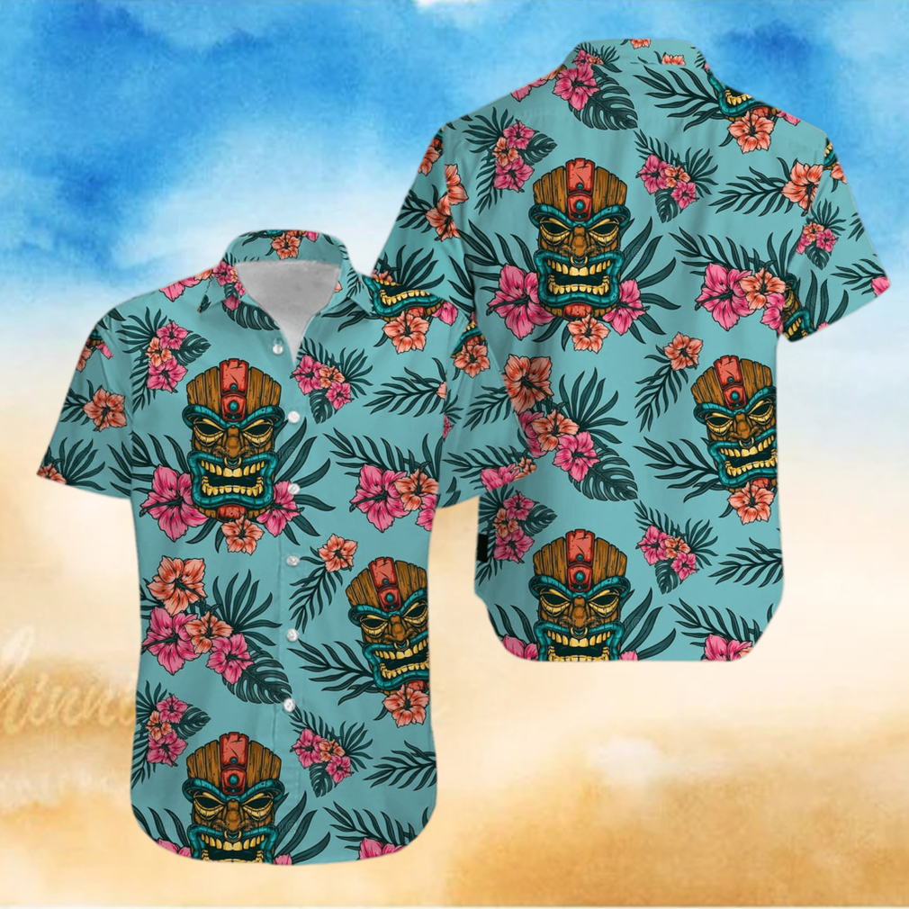 Tiki Tropical Seamless Vintage Aloha Hawaiian Shirts - Limotees