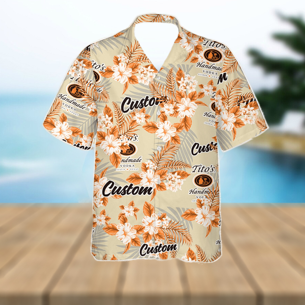 Tito’s Vodka Hawaiian Shirt Flowers Pattern Personalized Gift Men And Women - Limotees