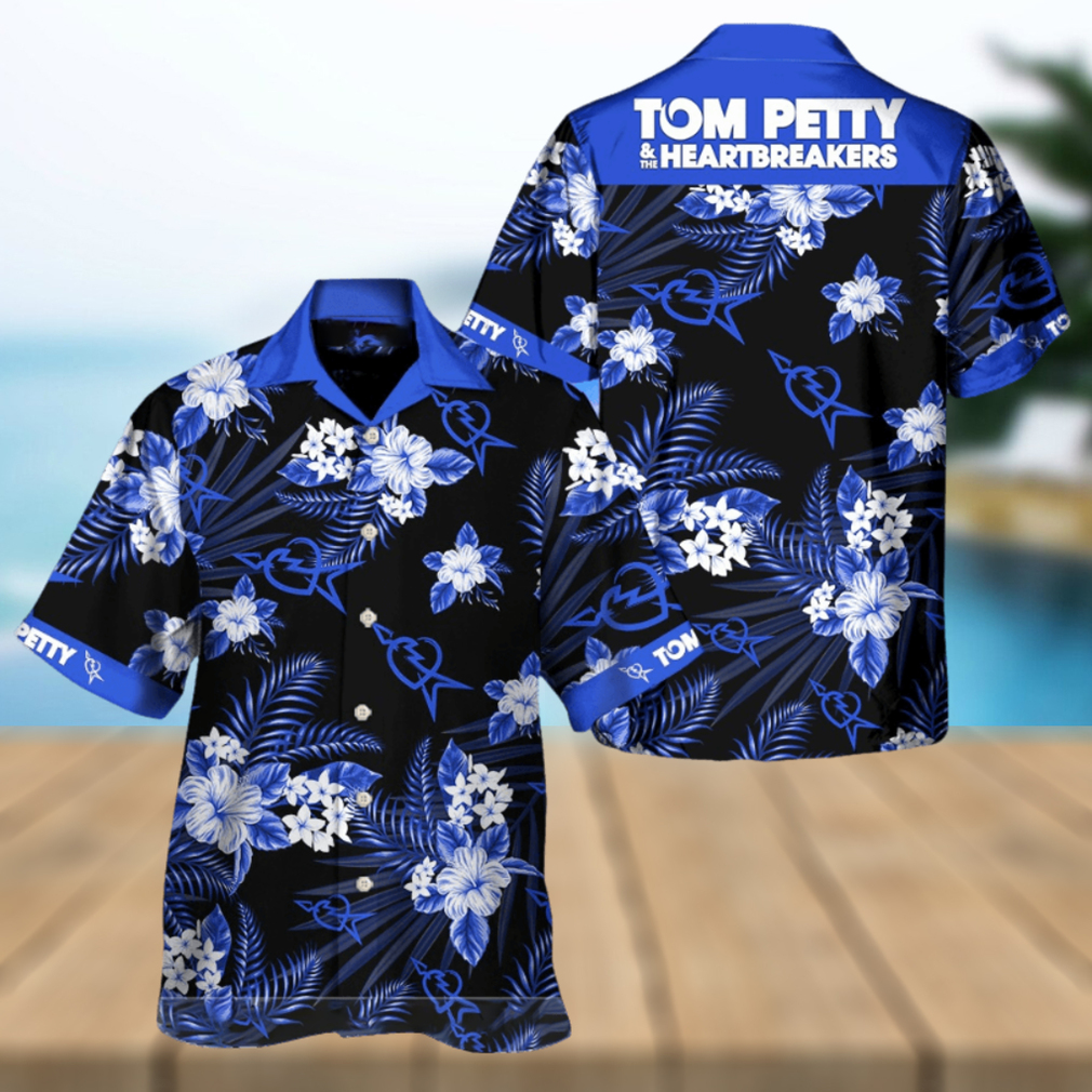 Tom Petty And The Heartbreakers Blue Hawaiian Shirt - Limotees