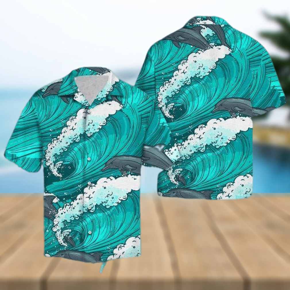 Top Dolphin Hawaiian Shirt - Limotees