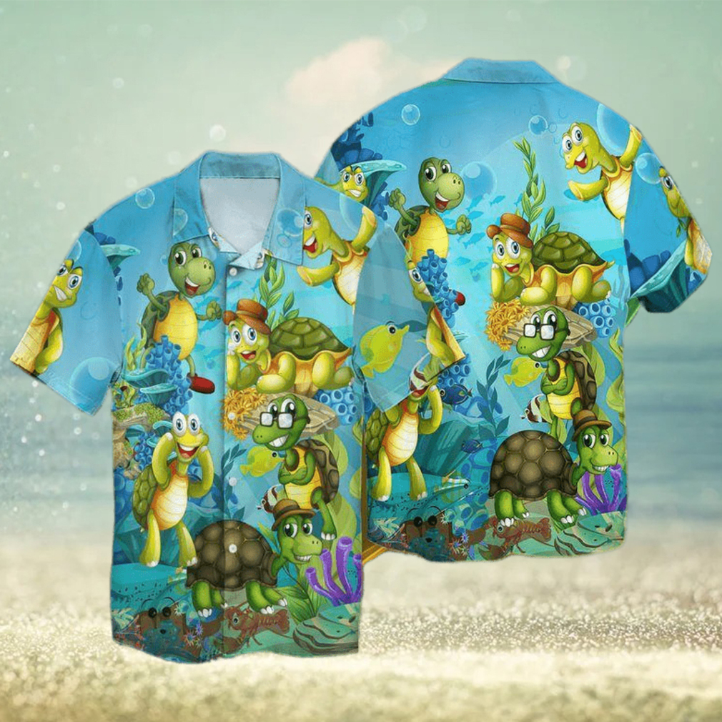 Top Turtle Beach Hawaiian Shirts Unisex - Limotees