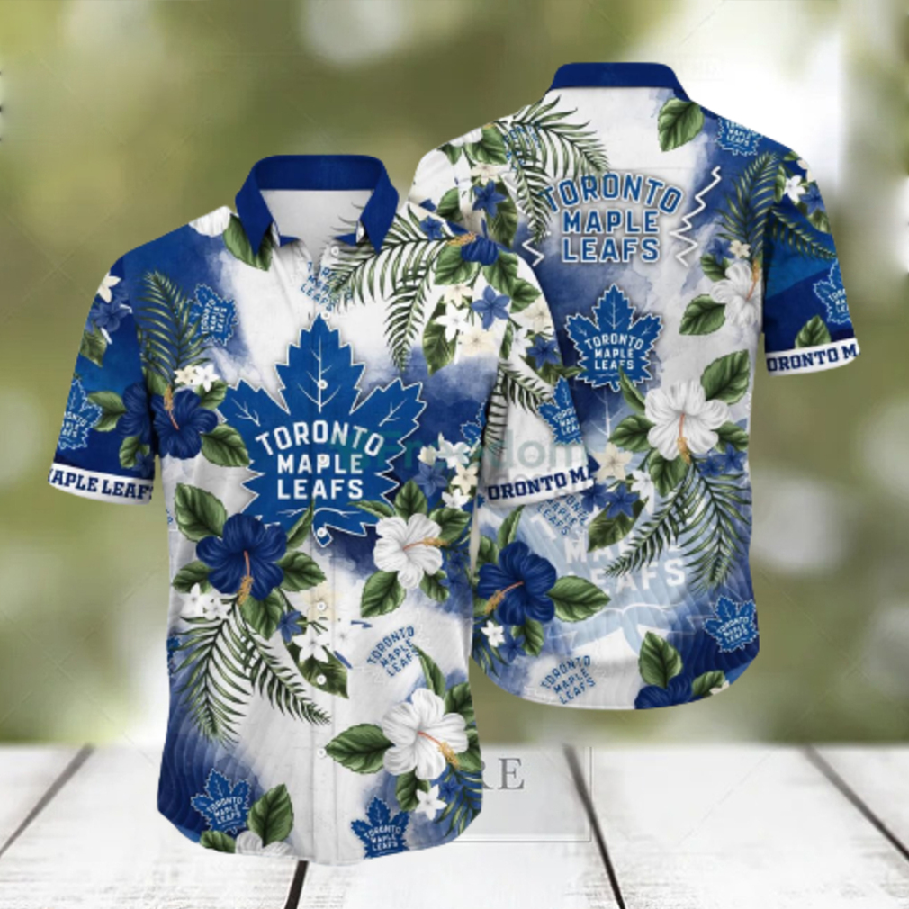 Toronto Maple Leafs NHL Flower Hawaiian Shirt For Men Women Style Gift For Fans - Limotees