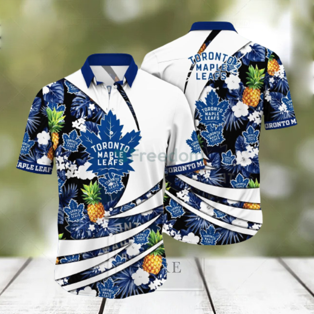 Toronto Maple Leafs NHL Flower Hawaiian Shirt Style Gift For Men Women Fans - Limotees