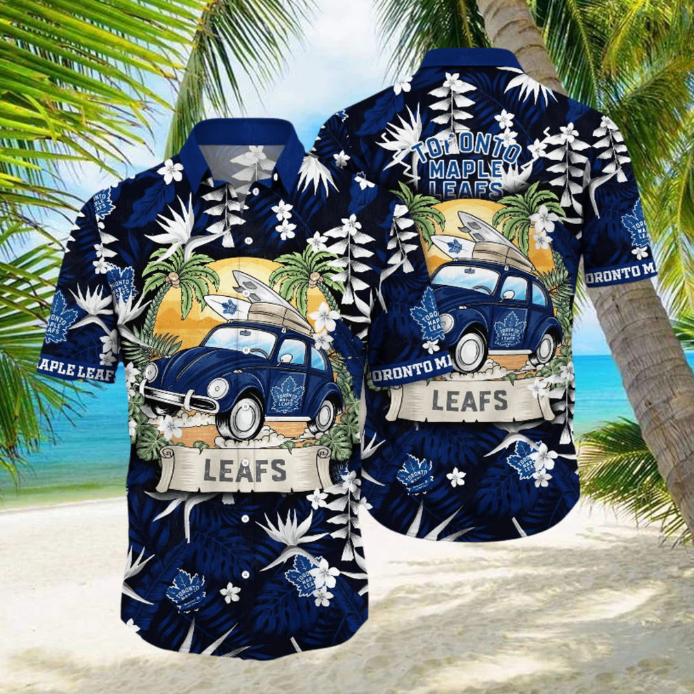 Toronto Maple Leafs NHL Hawaiian Shirt Surfingtime Aloha Shirt - Limotees