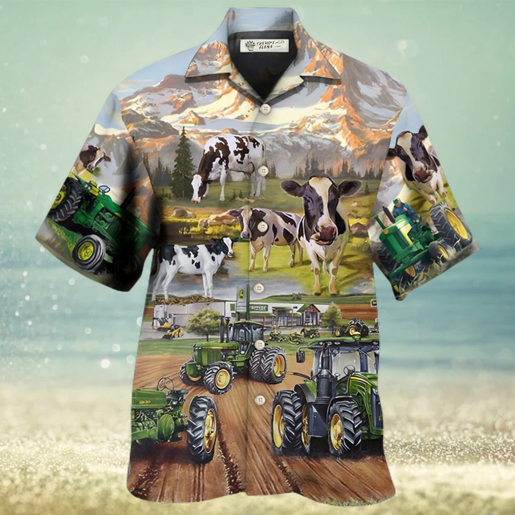 Tractor And Cow Farm Lover Hawaiian Shirt – Trendy Aloha - Limotees