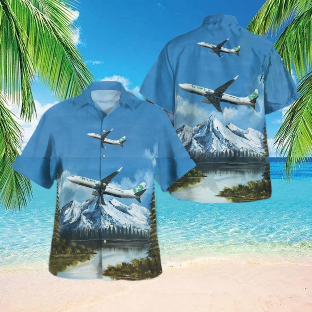 Transavia Boeing 737 800 Summer Aloha hawaiian shirt - Limotees