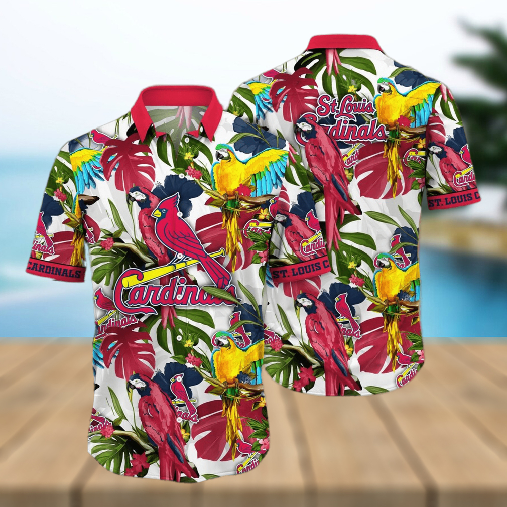 Trending MLB St Louis Cardinals Flower Summer Hawaiian Shirt - Limotees