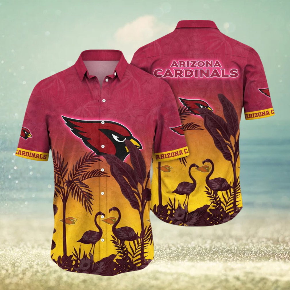 Trending NFL Arizona Cardinals Flower Hawaiian Shirt - Limotees