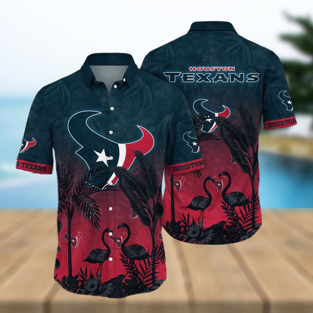 Trending NFL Houston Texans Flower Hawaiian Shirt - Limotees