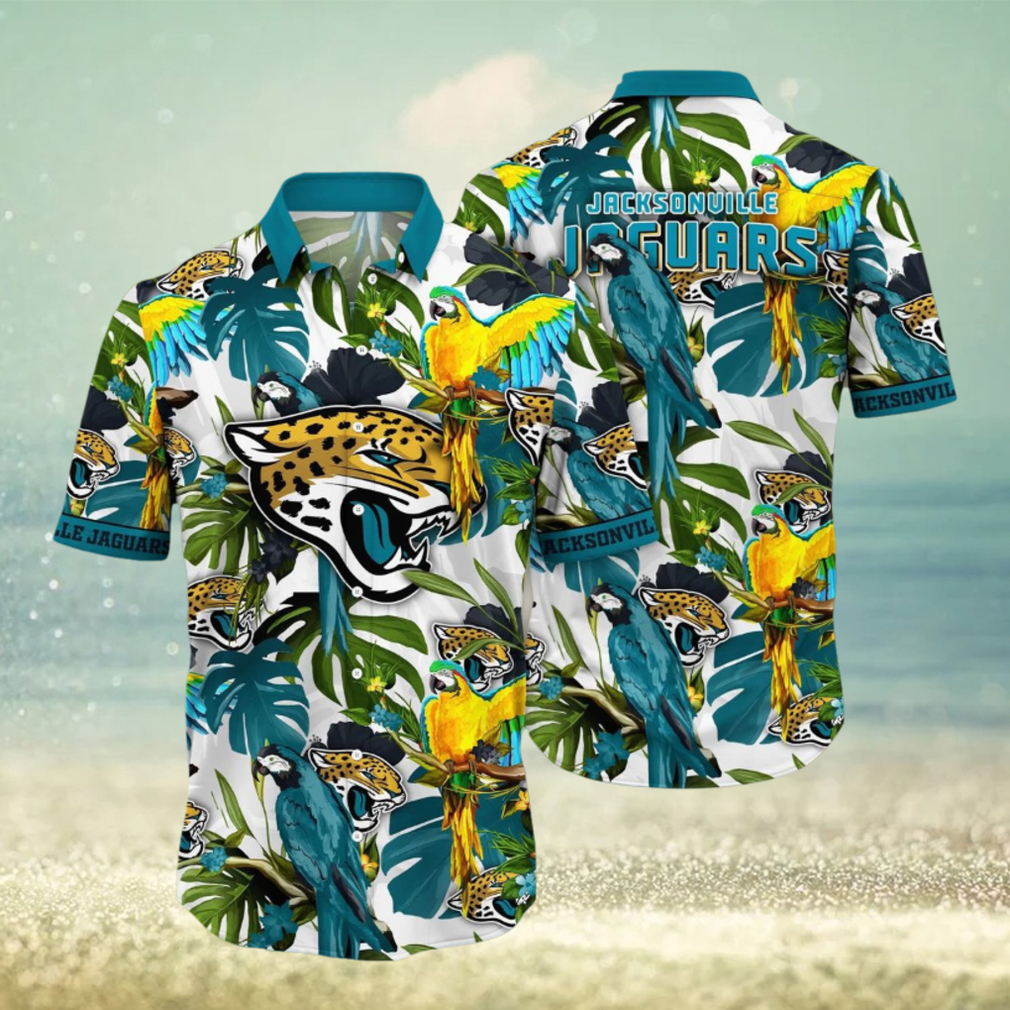 Trending NFL Jacksonville Jaguars Flower Hawaiian Shirt - Limotees