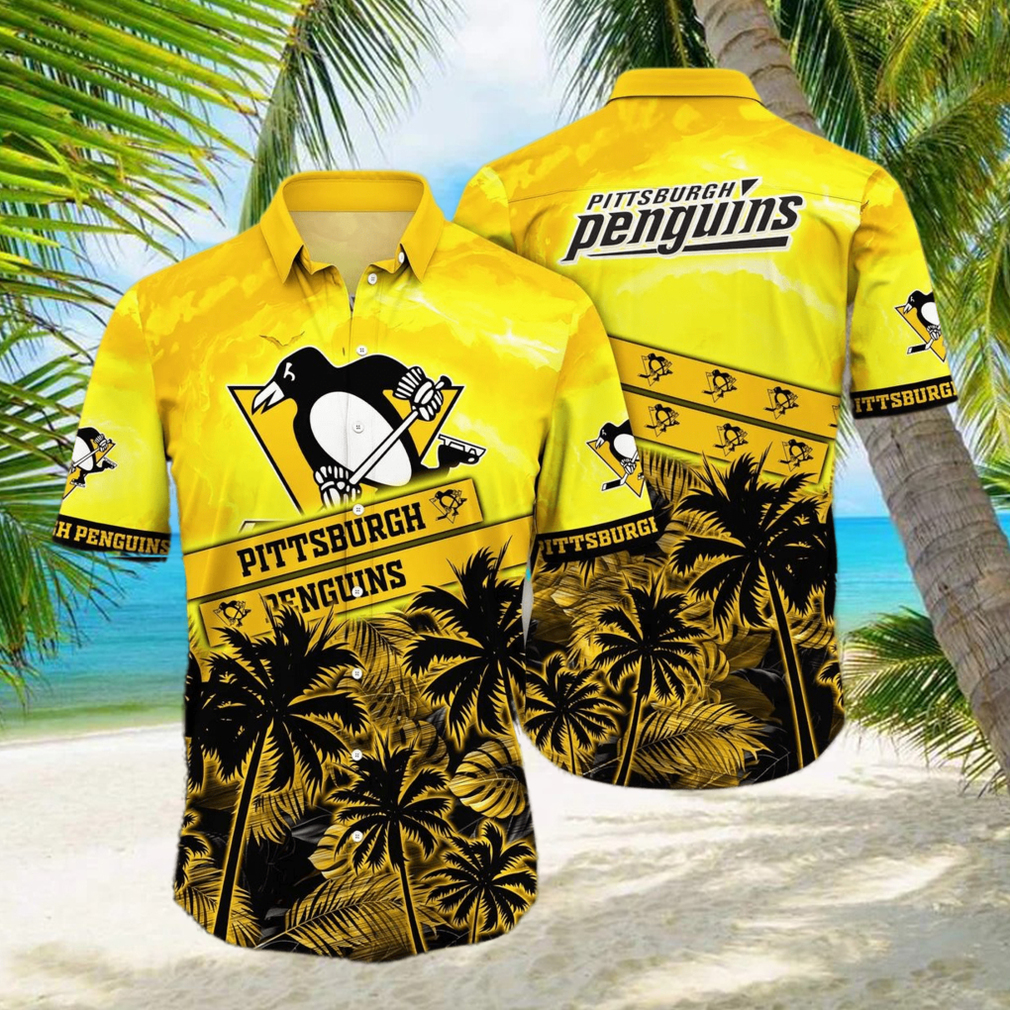 Trending NHL Pittsburgh Penguins Flower Summer Hawaiian Shirt - Limotees