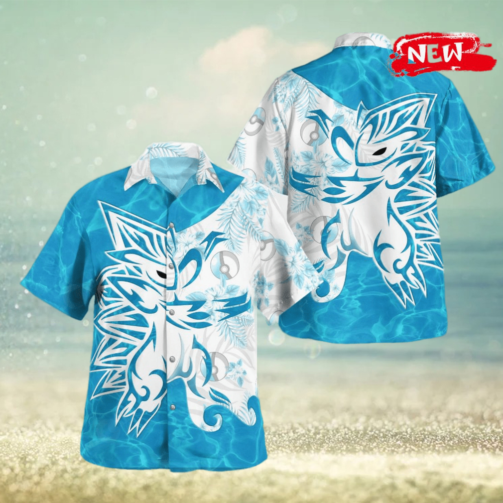 Tribal Alolan Sandslash Ver 2 Design Hawaiian Shirt and Short - Limotees