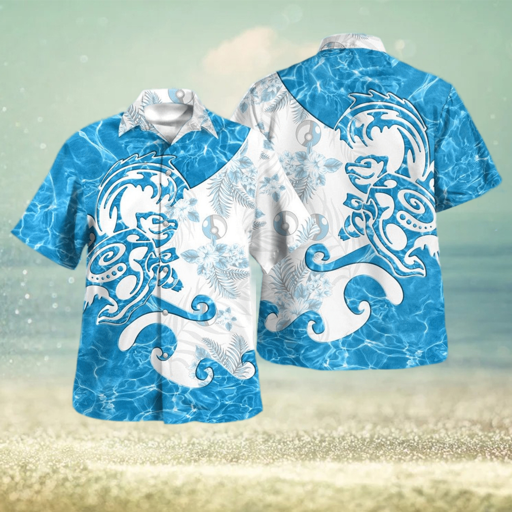 Tribal Blastoise Ver 2 Design Hawaiian Shirt and Short - Limotees