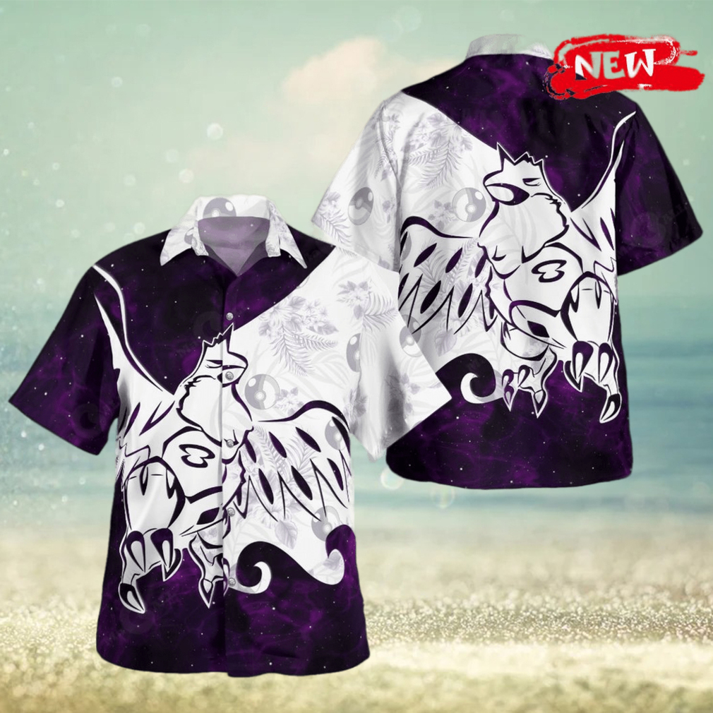 Tribal Corviknight Design Hawaiian Shirt and Short - Limotees