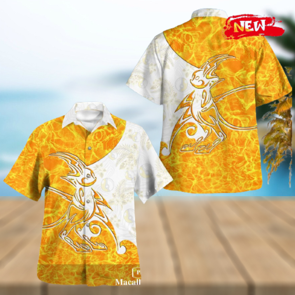 Tribal Raichu Design Hawaiian Shirt and Short - Limotees