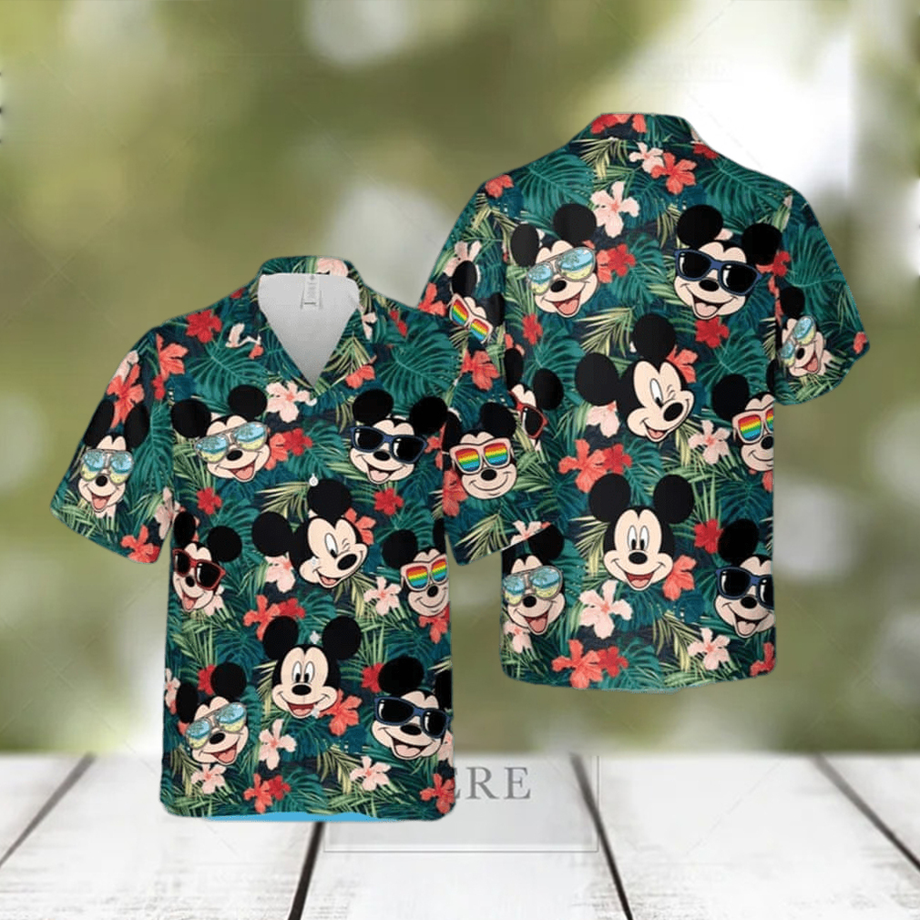 Tropical Aloha Mickey Mouse Hawaiian Shirt Gift For Beach Lovers - Limotees