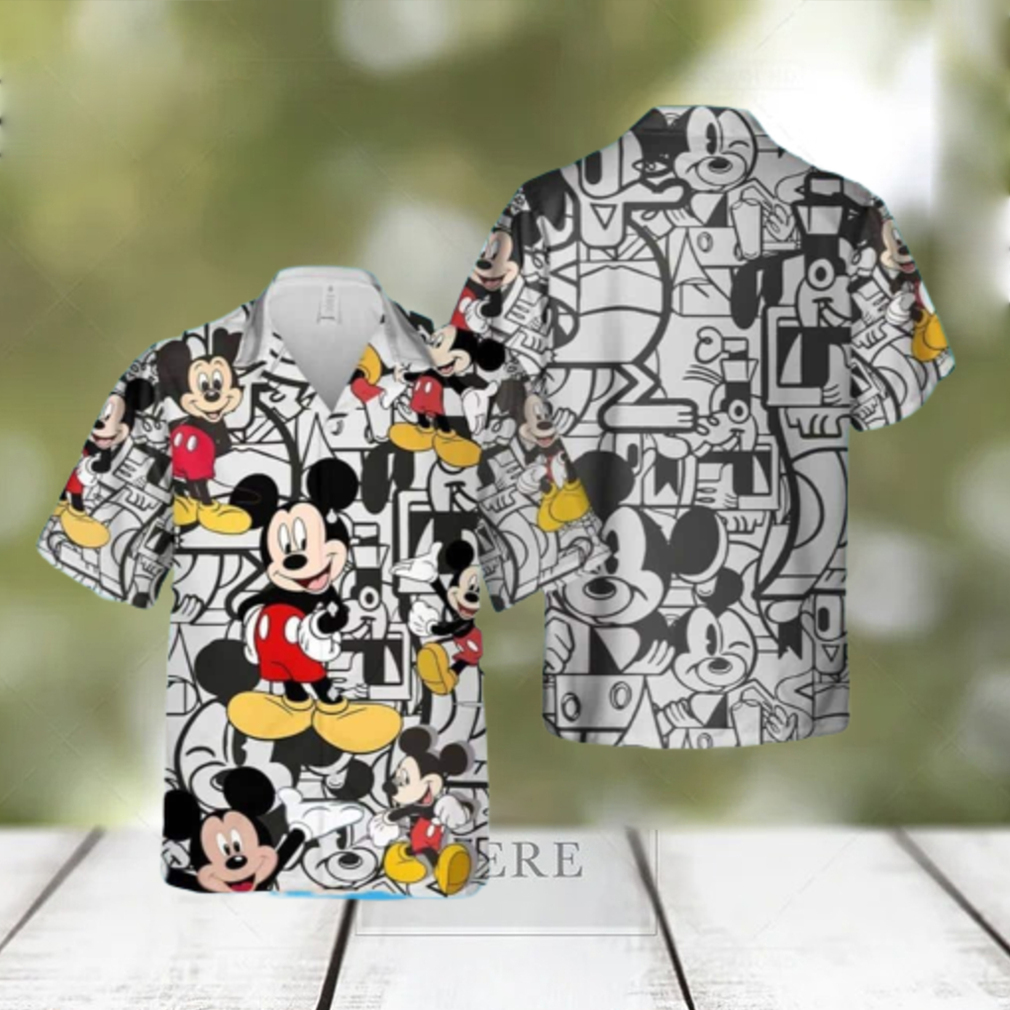 Tropical Aloha Mickey Mouse Hawaiian Shirt Summer Gift For Friend - Limotees