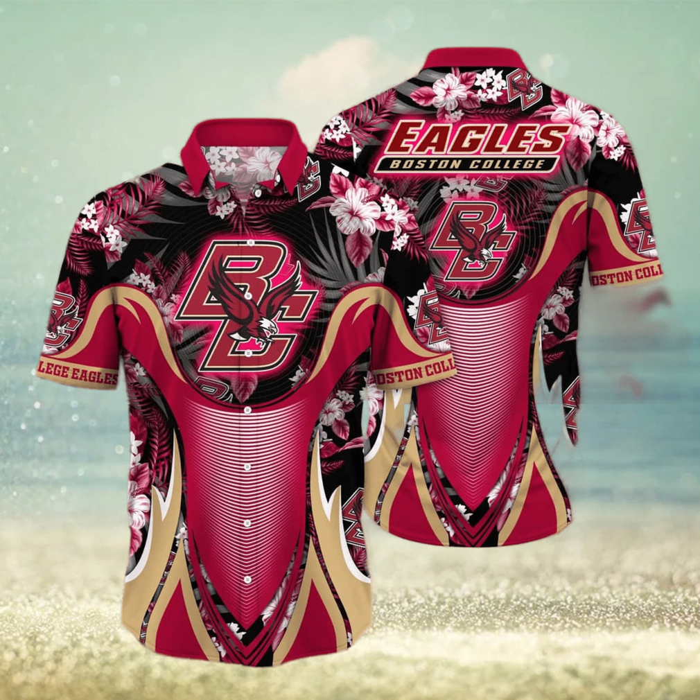 Tropical Aloha NCAA Boston College Eagles Hawaiian Shirt Gift For Beach Lovers - Limotees