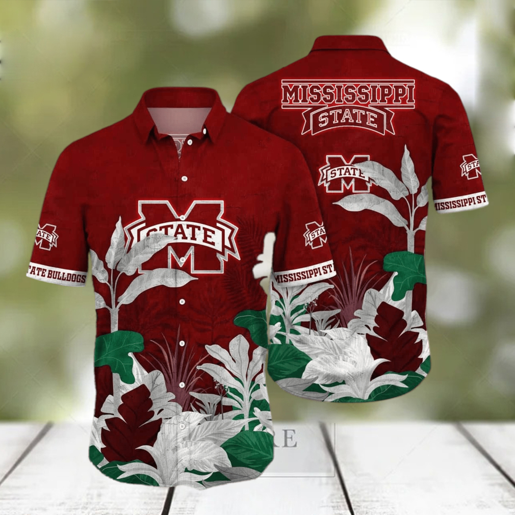 Tropical Aloha NCAA Mississippi State Bulldogs Hawaiian Shirt Gift For Beach Trip - Limotees