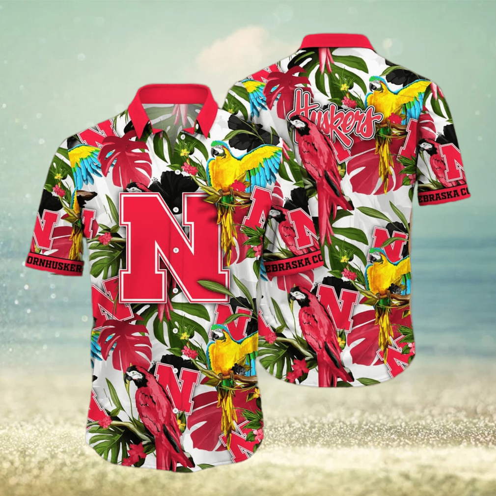 Tropical Aloha NCAA Nebraska Cornhuskers Hawaiian Shirt Summer Vacation Gift - Limotees