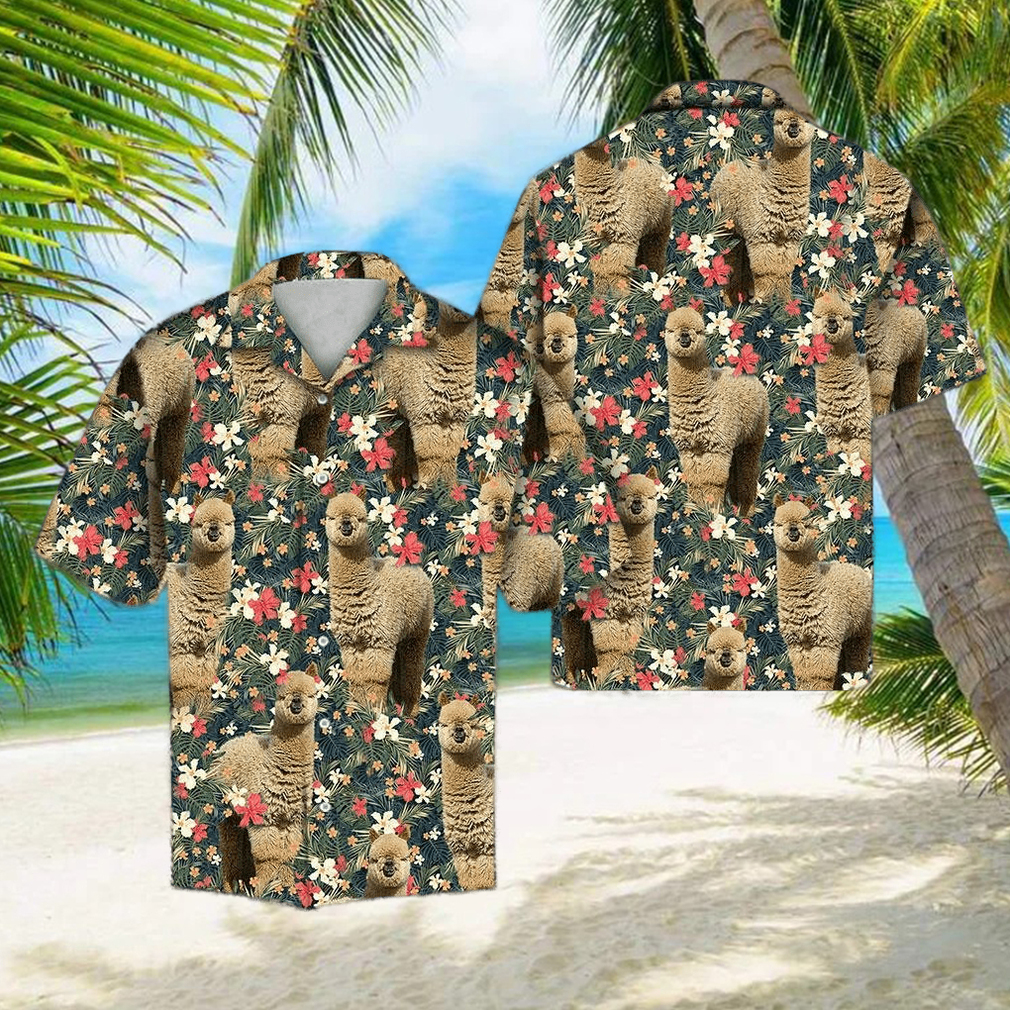 Tropical Alpaca Hawaiian Shirt - Limotees