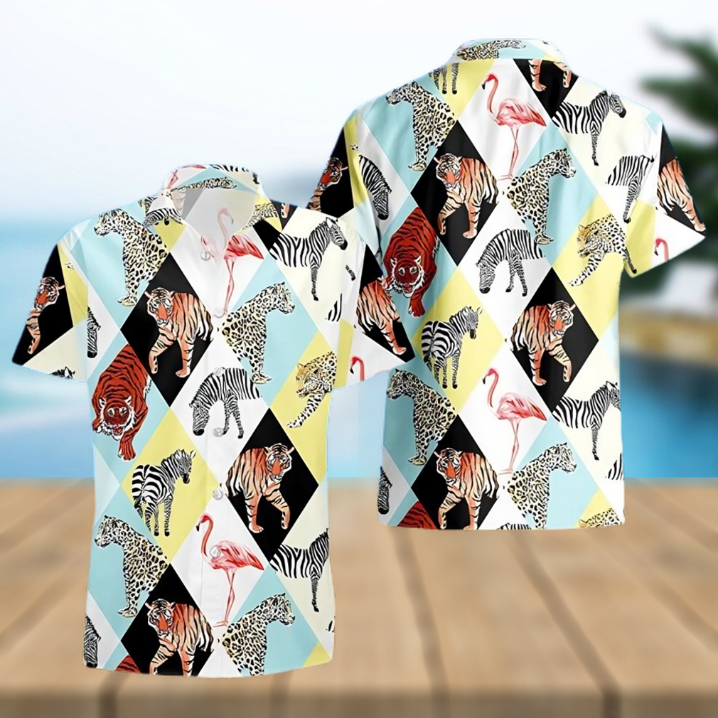 Tropical Animals And Bird Hawaiian Shirt Vacation Gift For Lover Animal - Limotees