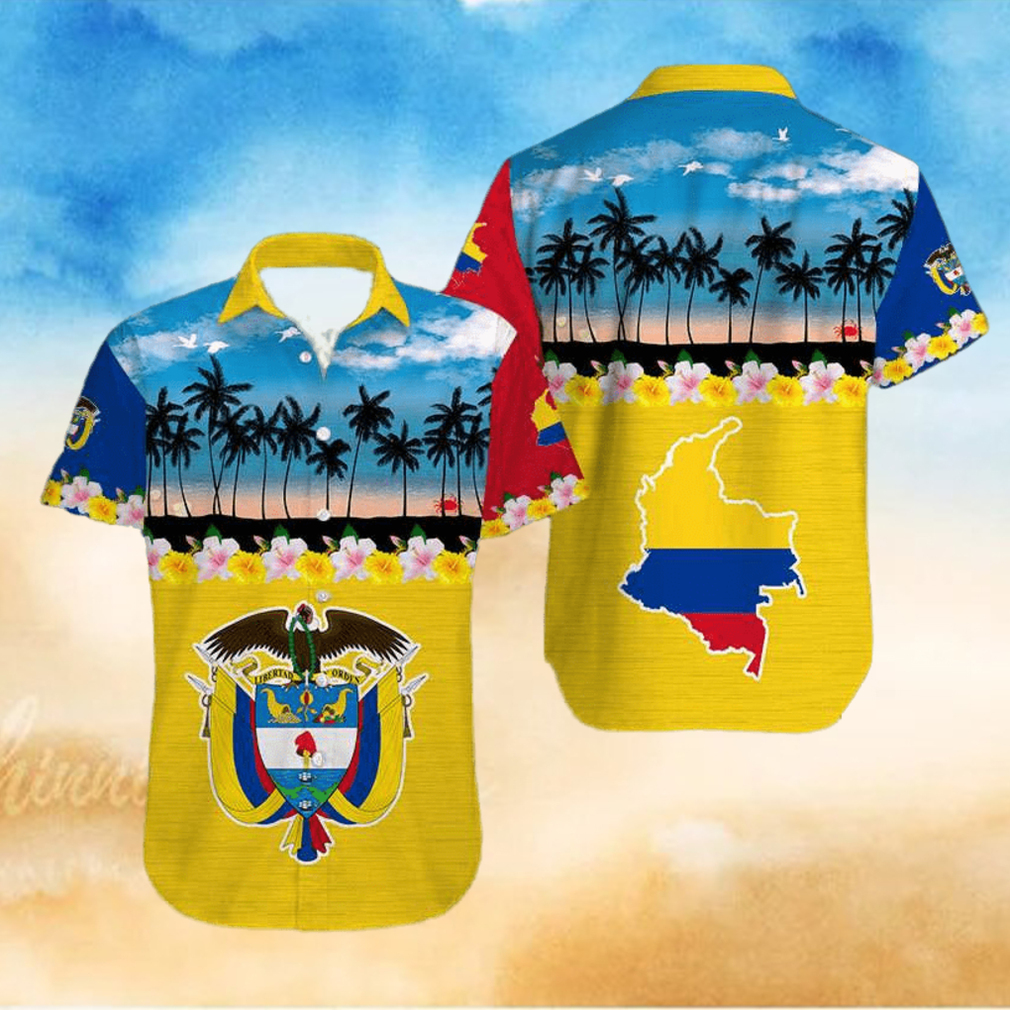 Tropical Beach Colombia Aloha Hawaiian Shirts - Limotees