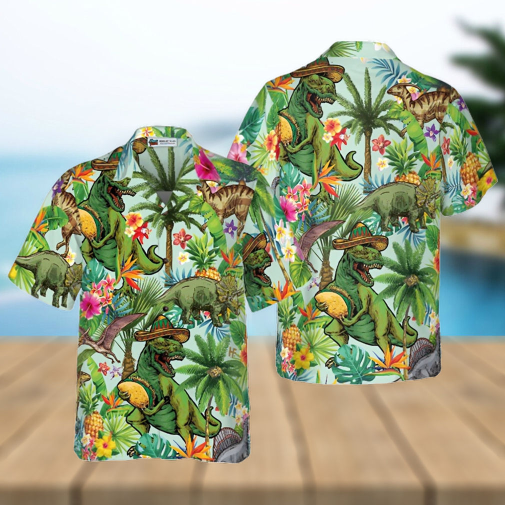 Tropical Dinosaur Hawaiian Shirt - Limotees