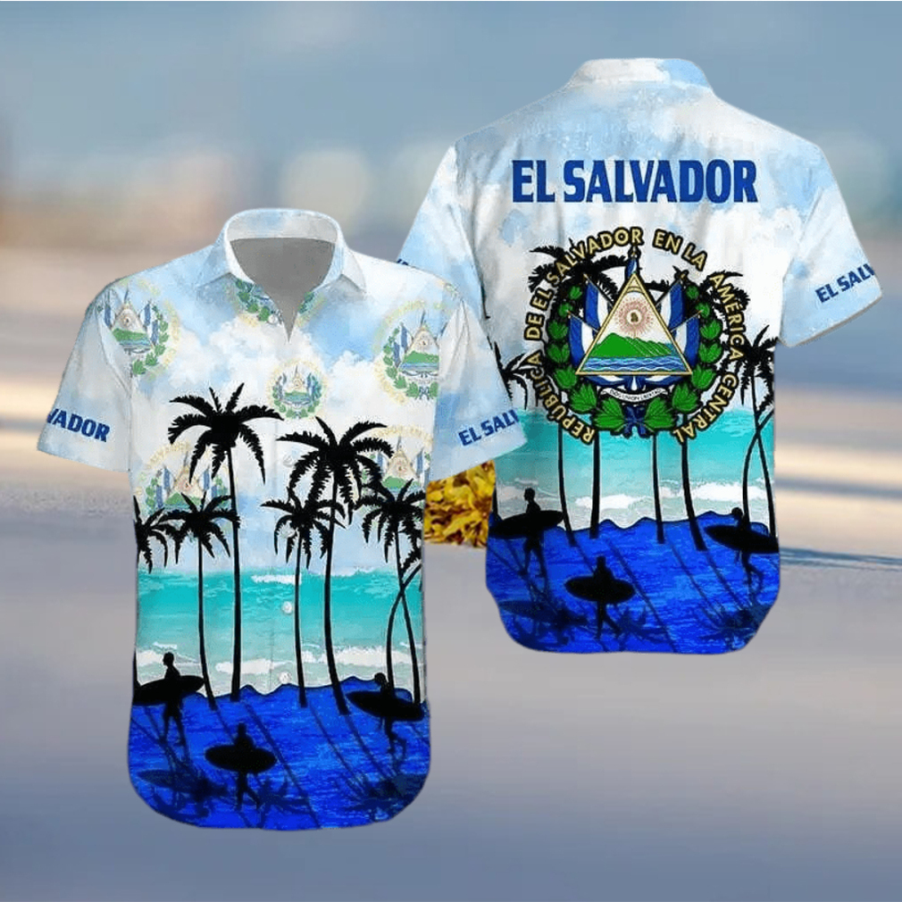 Tropical El Salvador America Beach Aloha Hawaiian Shirts - Limotees