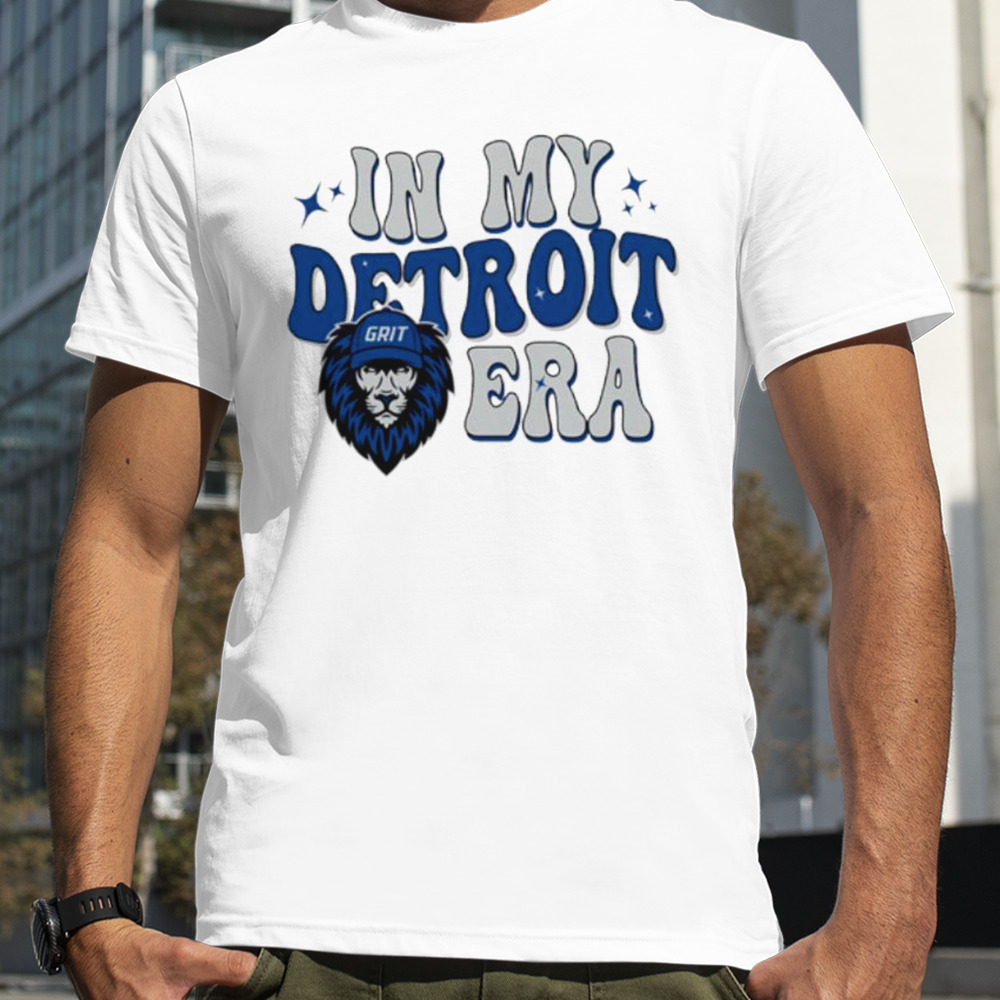 Grit in my Detroit Lions era football shirt