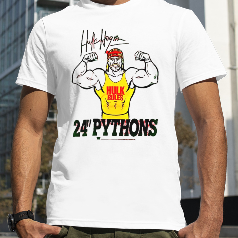 Hulk Hogan Hulk Rules 24 Pythons T-Shirt