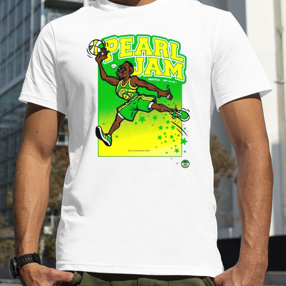 Shawn Kemp Pearl Jam T-Shirt