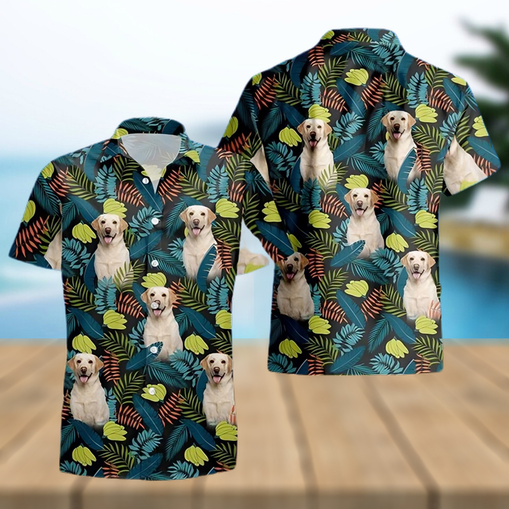 Tropical Palm Leaves And Bananas Hawaiian Shirt Pet Dog Hawaii Summer Vacation - Limotees