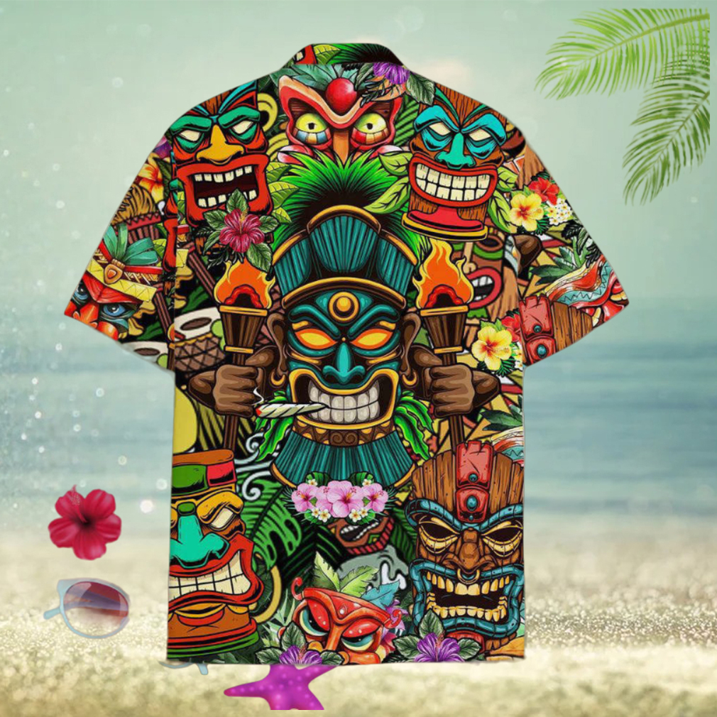 Tropical Tiki Head Hawaiian Shirt, Gift For Men And Women - Limotees