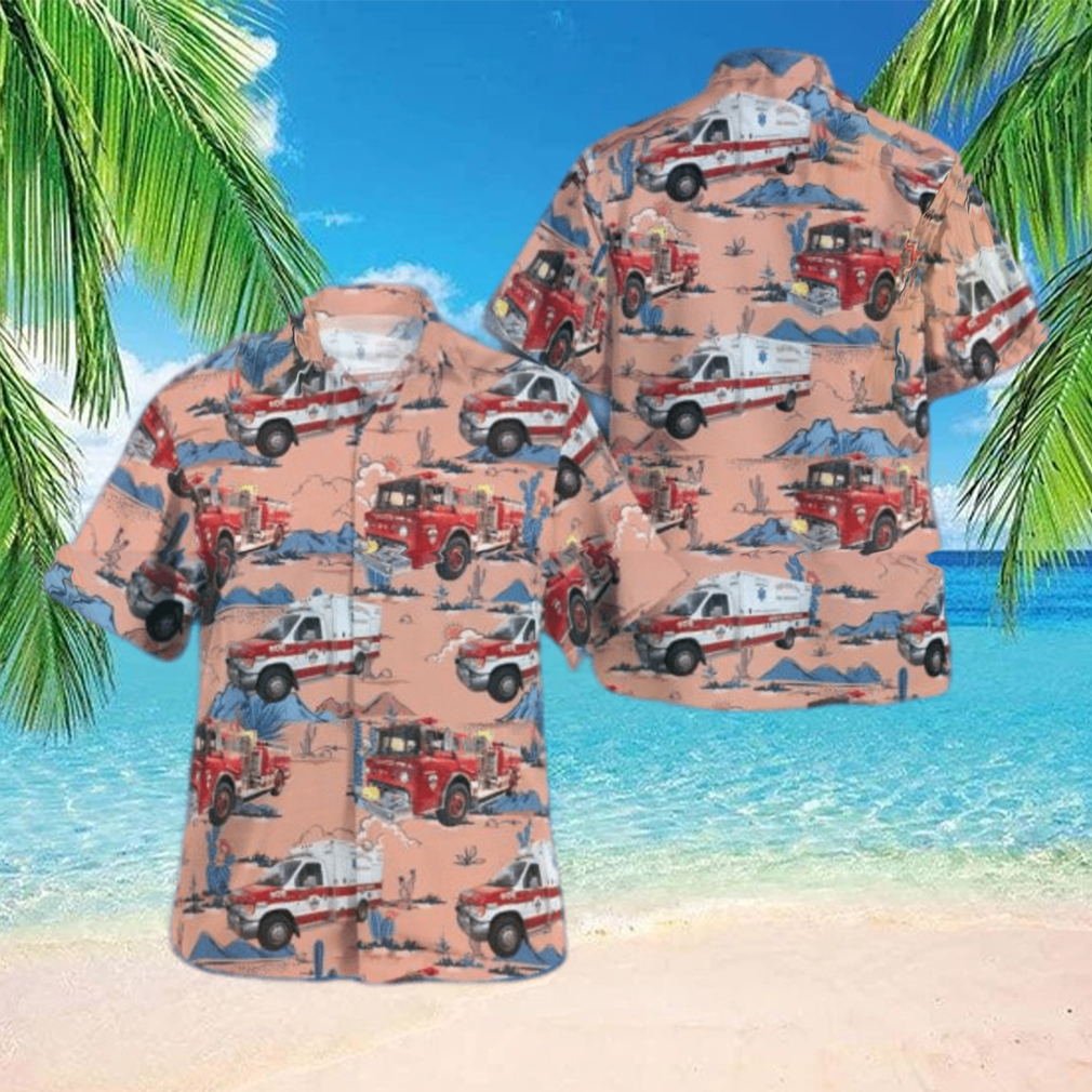 Tuckerton Fire Department New Jersey Summer Aloha Hawaiian Shirt - Limotees